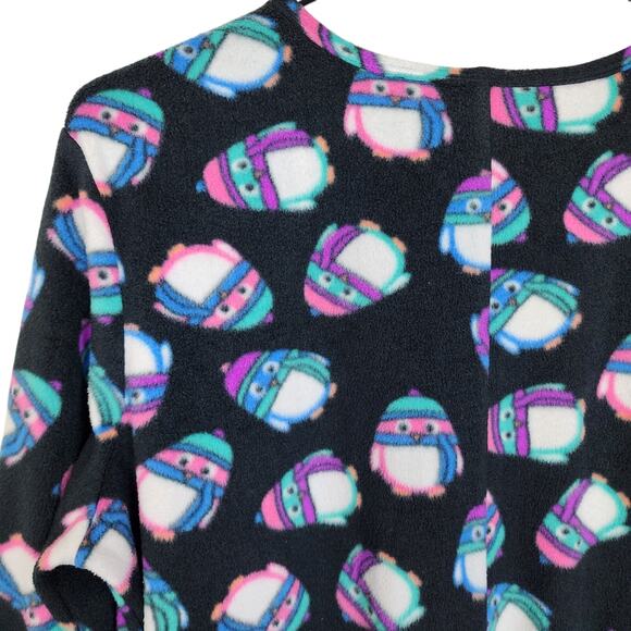 Tarea Medium Black Penguin Print Onesie Pajamas - Picture 5 of 10